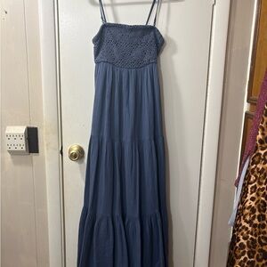 American Eagle Outfitters Navy Maxi Dress
